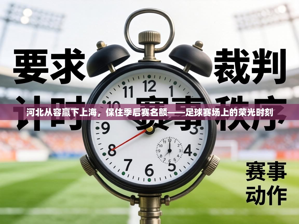 河北从容赢下上海,保住季后赛名额——足球赛场上的荣光时刻 第2张